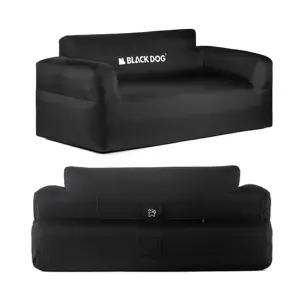 블랙독 캠핑용 아웃도어 공기 야외 더블 소파 에어 2인용 베드 의자 빈백 쇼