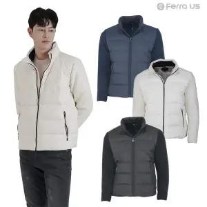 TC IY44RN26 페라어스 남성 덕다운 소매니트 패딩 점퍼