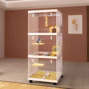 투명 아크릴 다람쥐 케이지 하늘다람쥐 사육장 대형 하우스