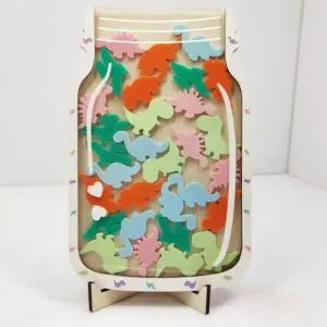 칭찬보틀 스티커판 스탬프 인테리어 장식 액자 컬러풀 애니멀