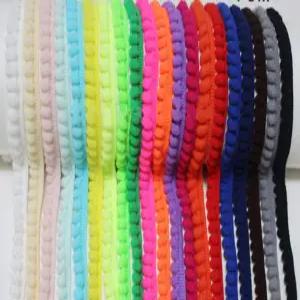 YYCRAFT 20야드 작은 폼 볼 프린지 트림 가정용 커튼 옷 베개 장식용 DIY 공예 재봉 액세서리(폼 사이즈