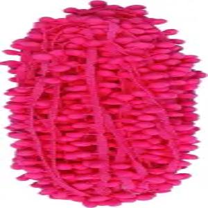 YYCRAFT 18야드 볼 프린지 1/2인치 와이드 폼 트림 리본 재봉(폼 사이즈 12mm 핫 핑크)