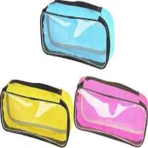 라이프백 가정용 여행 가방 여행용 키트 구급상자 액세서리 파우치 - 지퍼백/투명 창문 3개 세트