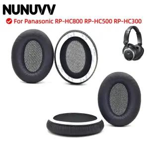 NUNUVV 교체 용 이어 패드 Panasonic RP-HC800 RP-HC500 RP-HC300 소음 차단 수리 부품 용 이어 쿠션 패드