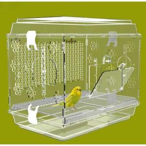 앵무새 투명새장 날림장 둥지포함 새장 소형 가정용 대형 이동식 가로줄