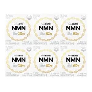 [E] 빙그레 프롬뉴트리 NMN 효모발효분말 262mg 영국산 비타민C 글루타치온 6박스 (6개월분)