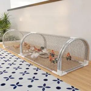 닭 이동 통로 케이지 양계장 이동식 터널 닭장 사육장 토끼장 튜브 원형