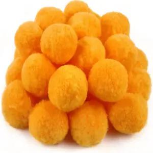 TOAOB 30개 대형 폼 2인치 골든 옐로우 크래프트 퍼지 볼 DIY 예술 및 공예 프로젝트 홈 데코레이션