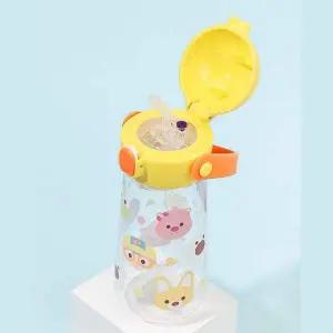 [알티피아]뽀로로 원터치 빨대 물통 트라이탄 1P 어린이 휴대용 물병 외출