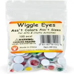 하이글로스 제품 플라스틱 안구 구글리 즈 - 예술 및 공예에 적합 비접착성 붙여넣기 다양한 색상 4가지