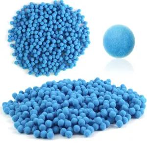 TOYMIS 500개 1cm 미니 폼폼 예술 및 공예용 작은 퍼지 볼 다양한 색상의 DIY 아트 크리에이티브 프로젝트