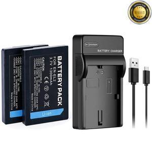 1300mAh EN-EL2 EN 니콘 쿨픽스 3500 SQ 카메라용 충전식 리튬 이온 배터리 및