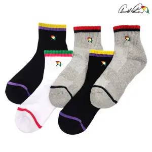 아놀드파마 여성스포츠양말 발바닥 파일 도톰한 등산 단목 양말 5족 세트