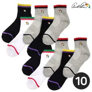 아놀드파마 여성파일양말 등산 스포츠 발바닥이 두꺼운 단목양말 10족 세트