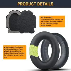 보스 에어비에이션 A20용 A20 교체용 이어패드 보스 에어비에이션 헤드셋 X A10 A20과 호환되는 이어패드