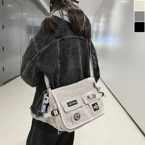 S모아 투포켓 키링 메신저백 1P 데일리 방수 캐주얼 가방