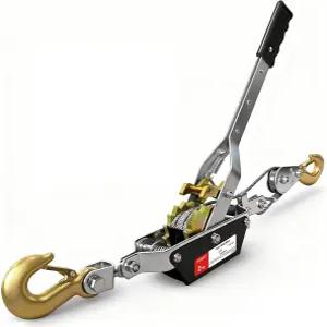 야토인토 7.54피트 강철 케이블과 후크 2개의 헤비 듀티 파워 케이블이 포함된 윈치 2톤 출시 - 차량 구조