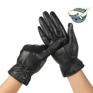 따듯한가죽장갑 여성 양가죽 스마트폰 터치 장갑 세련된 스타일