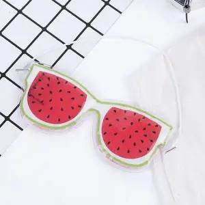 눈 찜질 안대 젤리 부기 눈가 수박 아이스 안대 피로 마스크팩 마스크 온찜질 따뜻한 냉찜질 한눈 냉온