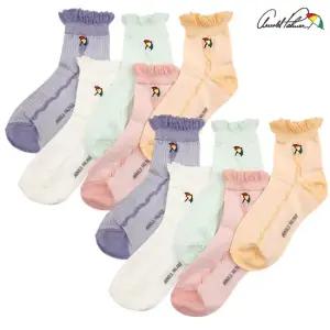 아놀드파마 여성 레이스양말 봄양말 단목 학생 원피스 삭스 10족 세트