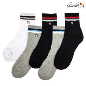 아놀드파마 남자등산양말 작업 스포츠 도톰한 발바닥파일양말 단목 5족 세트