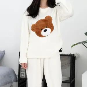 빅베어아이보리 겨울 수면세트 극세사 파자마 홈웨어 cDU9+1Dom