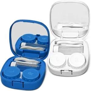 레이디포닉스 콘택트렌즈 케이스 휴대용 귀여운 컬러 어플리케이터 제거 도구 키트 여행용 데일리 아웃도어