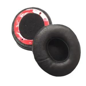 Lambskin Beats SOLO2 이어패드 실제 가죽 이어 패드 쿠션 SOLO3 소음 차단 헤드폰용 양가죽 교체 컵