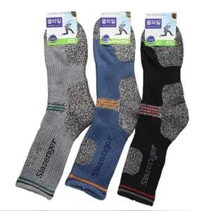 패션잡화 남자 HF 등산양말 색상랜덤 3켤레