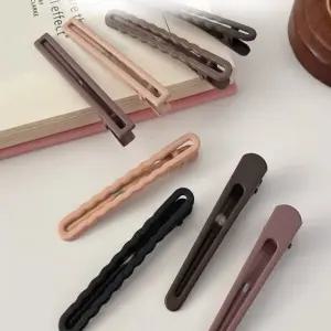 여성 데일리 앞머리 옆머리 헤어 집게핀 4개 세트 vFu5+6hcT