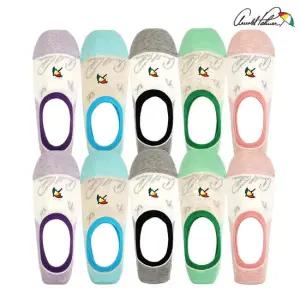 아놀드파마 여성 논슬립 벗겨짐 미끄럼 방지 페이크삭스 덧신 양말 10켤레 세트