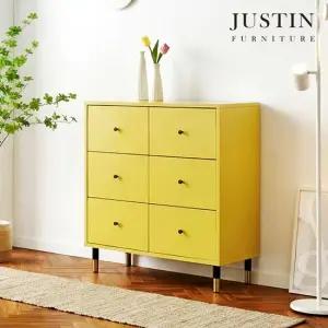 [저스틴퍼니처]퓨레나 멀티 스퀘어 3단 서랍장(800)