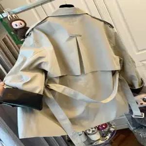 하프 연두 여친 가을 톱 프렌치 매일예쁜 빅 트렌치 칼라 코트 인기3