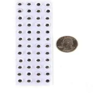 하이글로스 제품 플라스틱 볼 구글리 즈 포 아트 앤 크래프트 - 스틱온 셀프 접착식 밀봉 가능한 가방 총