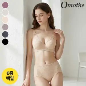오모떼 올데이 에센셜 플로워레이스 브라팬티  6종 세트/택일