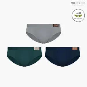 냉장고섬유 주니어 액티쿨 인견 삼각팬티 학생속옷 3종세트