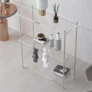 600수납장 3단 아크릴 진열 선반 투명 수납장