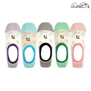 아놀드파마 여성 미끄럼방지 논슬립 벗겨짐방지 페이크삭스 덧신 5켤레 세트