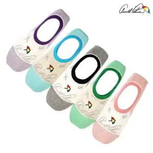 아놀드파마 여성양말덧신 벗겨짐 미끄럼 실리콘 방지 논슬립 페이크삭스 5족 세트