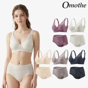 오모떼 올데이 에센셜 플로워레이스 브라팬티  10종 세트/A형