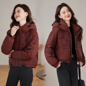 흰색 겨울 다운 여성패션 오리털 패딩다운 숏 점퍼 DL4