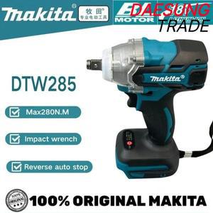 Makita 18V DTW285 렌치 도구 임팩트 드릴 브러시리스 무선 전기 배터리 용 고 토크 충전식