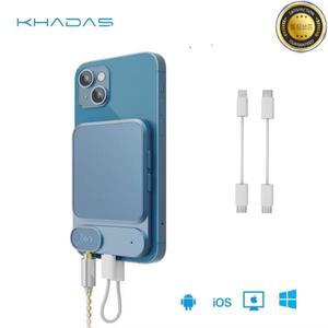 Khadas Tea 휴대용 USB DAC 자기 Bluetooth 헤드폰 앰프 8H 재생 ES9281AC Pro APP 지원 PCM 384KHz DSD 25