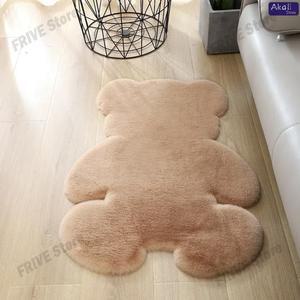슈퍼 부드러운 귀여운 모양의 카펫 욕실 매트 침대 방지 침실 거실 미끄럼 장식