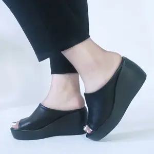 국산 바스 웨지 통굽 여성 사무실 슬리퍼 실내화 dgq8+5WKj