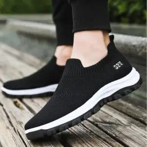 런닝화 남자 심플 무지 운동화(블랙/그레이)