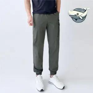 남자고무줄바지 편안한 남성 캐주얼 조거 바지 여름 운동 골프