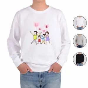 맨투맨 프린팅티셔츠 행복한가족 PP DwO2+6DCh