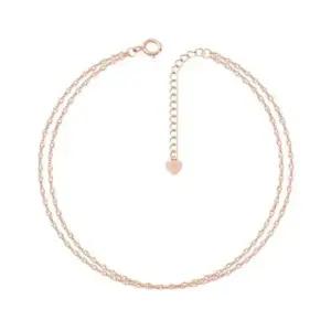 여자팔찌 Gold 트라이 체인 여리여리 두줄 금 팔찌 14K