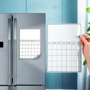 냉장고자석메모 붙이는 냉장고 자석 메모 화이트 보드 체크 식단표